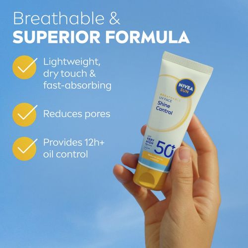 SUN Shine Control crema bronceadora para rostro SPF 50+ SPF 50+ 40 ml - Nivea - Modalova