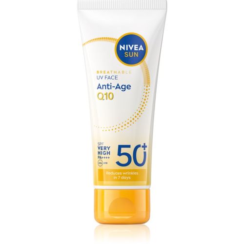 SUN Anti-Age Q10 crema bronceadora para rostro con efecto antiarrugas SPF 50+ 40 ml - Nivea - Modalova
