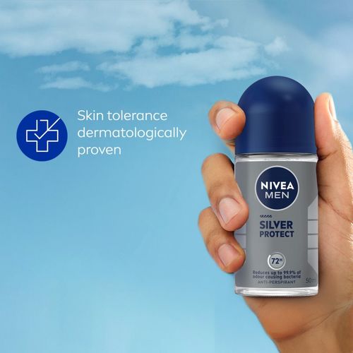 MEN Silver Protect antitranspirante con bola para hombre 50 ml - Nivea - Modalova