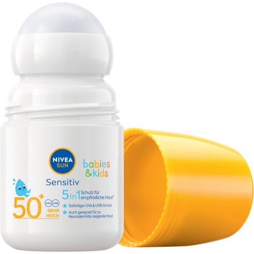 SUN Babies & Kids leche solar para niños roll-on SPF 50+ 50 ml - Nivea - Modalova