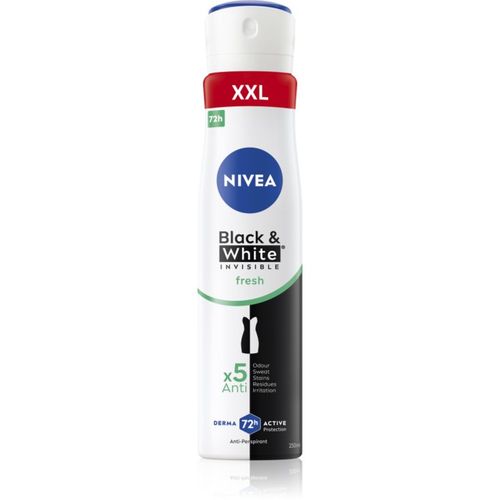 Invisible Black & White Fresh antitranspirante en spray para mujer 250 ml - Nivea - Modalova