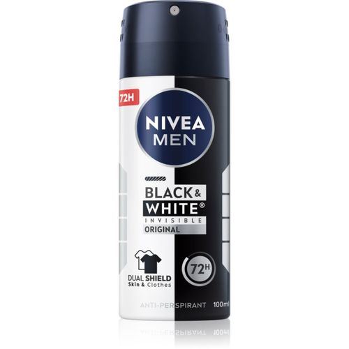 MEN Invisible Black & White antitranspirante en spray para hombre 100 ml - Nivea - Modalova