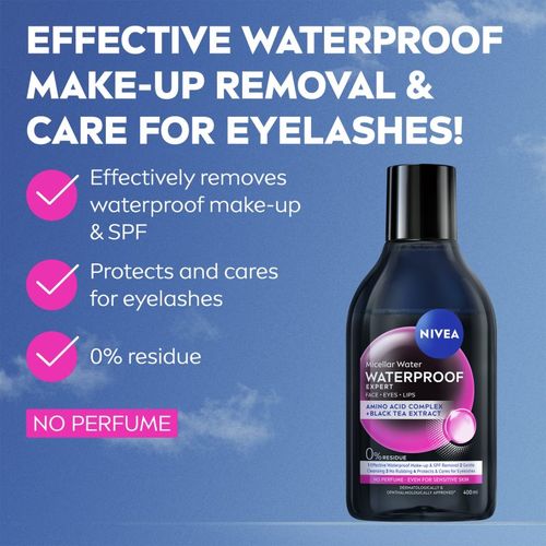 Micellar Waterproof agua micelar bifásica 400 ml - Nivea - Modalova