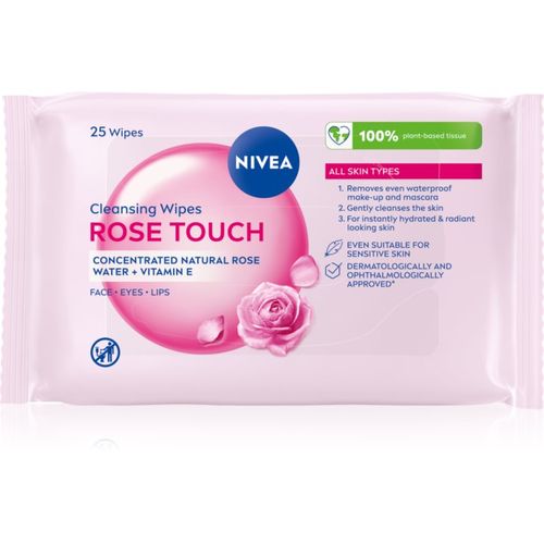 Micellar Rose Touch toallitas micelares de limpieza facial 25 ud - Nivea - Modalova
