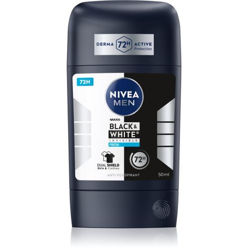 MEN Black & White Invisible Fresh antitranspirante en barra para hombre 50 ml - Nivea - Modalova