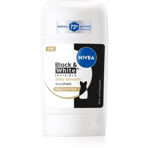 Black & White Invisible Silky Smooth antitranspirante en barra 50 ml - Nivea - Modalova