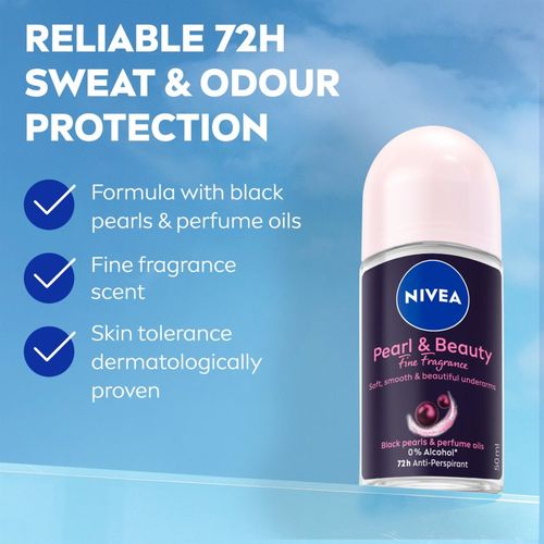 Pearl & Beauty antitranspirante con bola 50 ml - Nivea - Modalova