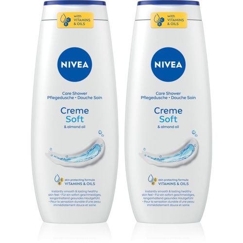 Creme Soft gel de ducha para cuidar la piel formato ahorro 2 x 500 ml - Nivea - Modalova