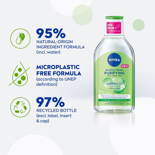 Purifying agua micelar limpiadora 400 ml - Nivea - Modalova