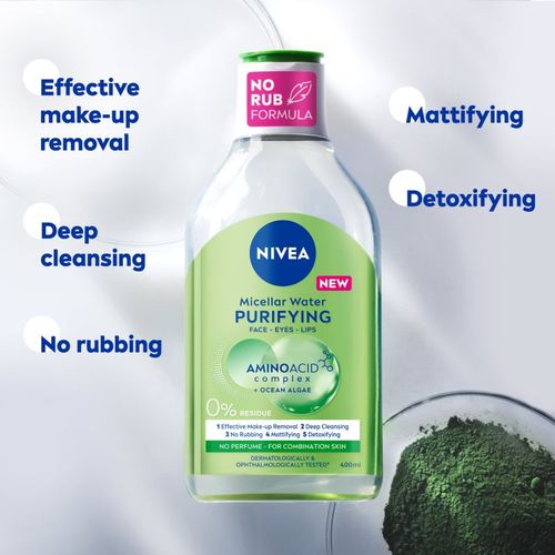 Purifying agua micelar limpiadora 400 ml - Nivea - Modalova