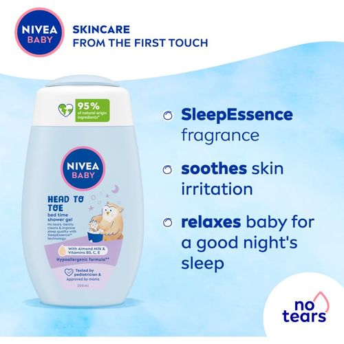 BABY Bed Time gel de ducha para cabello y cuerpo 200 ml - Nivea - Modalova