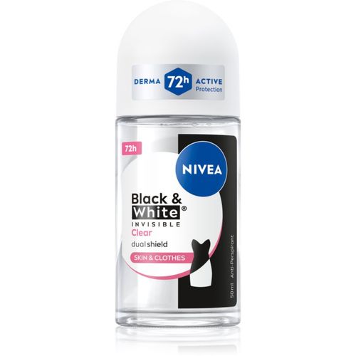 Invisible Black & White Clear antitranspirante con bola para mujer 50 ml - Nivea - Modalova