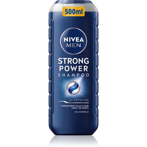 MEN Strong Power champú para el crecimiento y fortalecimiento del cabello desde las raíces 500 ml - Nivea - Modalova