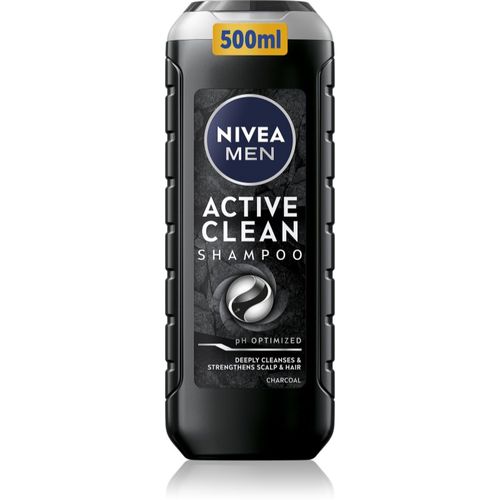 MEN Active Clean champú de limpieza profunda con carbón activo 500 ml - Nivea - Modalova