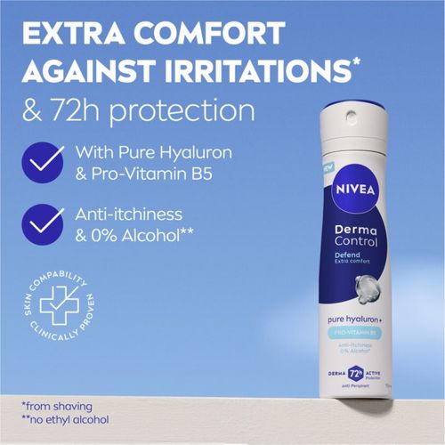 Derma Control Defend antitranspirante en spray para pieles irritadas 150 ml - Nivea - Modalova