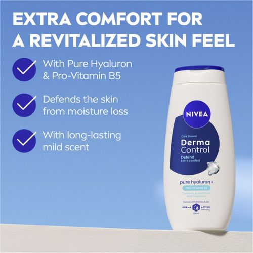 Derma Control Defend gel de ducha para cuidar la piel con ácido hialurónico 500 ml - Nivea - Modalova