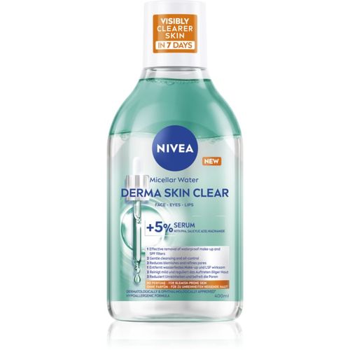 Derma Skin Clear agua micelar limpiadora contra las imperfecciones de la piel 400 ml - Nivea - Modalova