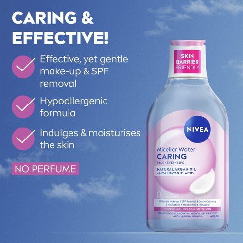 Micellar Caring agua micelar suave 400 ml - Nivea - Modalova