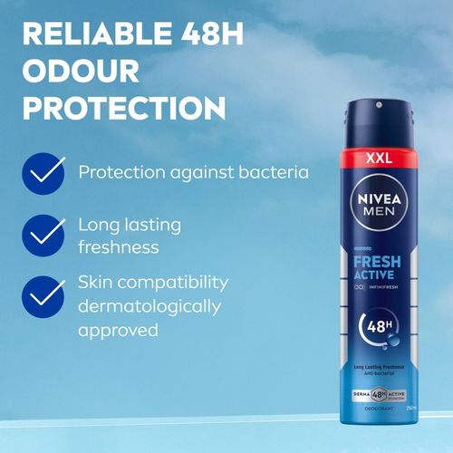 MEN Fresh Active desodorante en spray 250 ml - Nivea - Modalova