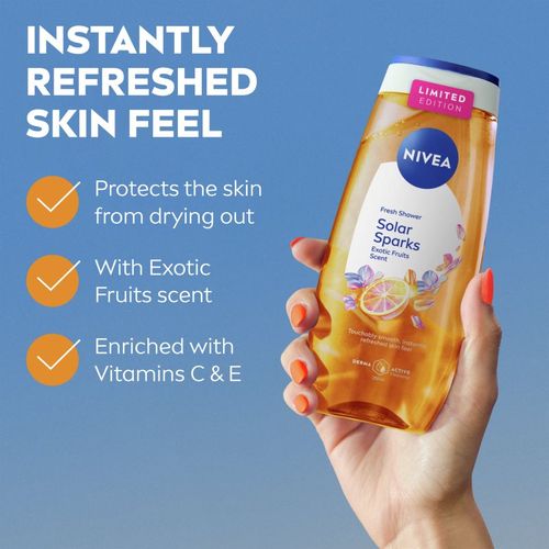 Solar Sparks gel de ducha refrescante 250 ml - Nivea - Modalova