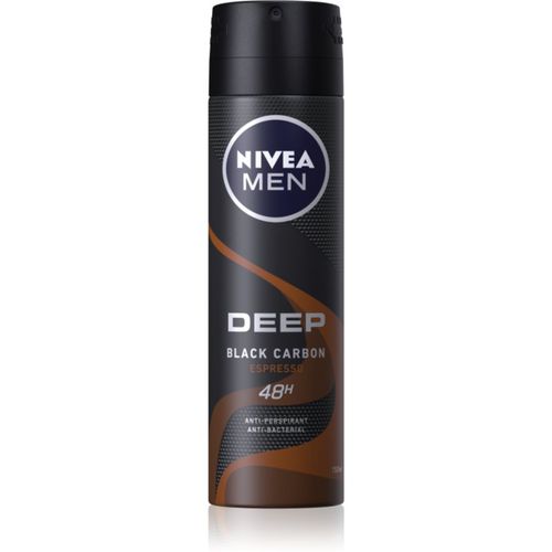 Men Deep Antitranspirant-Spray für Herren Black Carbon Espresso 150 ml - Nivea - Modalova