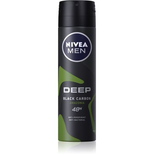 Men Deep Antitranspirant-Spray für Herren Black Carbon Amazonia 150 ml - Nivea - Modalova