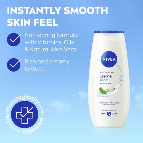 Creme Aloe gel de ducha para cuidar la piel 250 ml - Nivea - Modalova