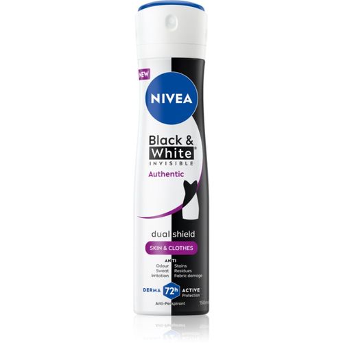 Black & White Authentic antitranspirante en spray 72h 150 ml - Nivea - Modalova