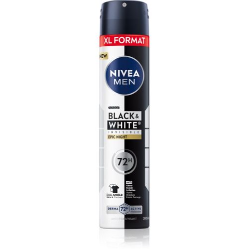 MEN Black & White Epic Night antitranspirante en spray para hombre 200 ml - Nivea - Modalova