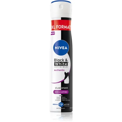 Black & White Authentic antitranspirante en spray 72h 200 ml - Nivea - Modalova