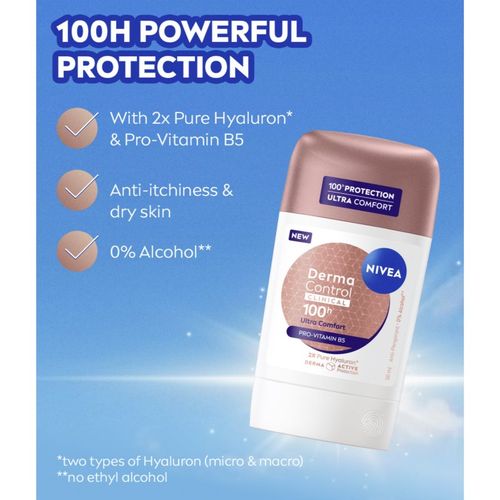 Derma Control Clinical Ultra Comfort antitranspirante en barra 50 ml - Nivea - Modalova