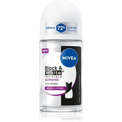 Black & White Authentic antitranspirante con bola 50 ml - Nivea - Modalova