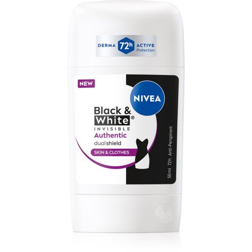Black & White Authentic antitranspirante en barra 72h 50 ml - Nivea - Modalova