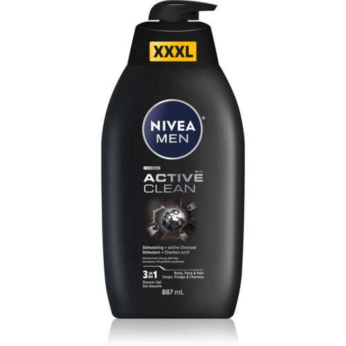 MEN Active Clean gel de ducha para hombre 887 ml - Nivea - Modalova