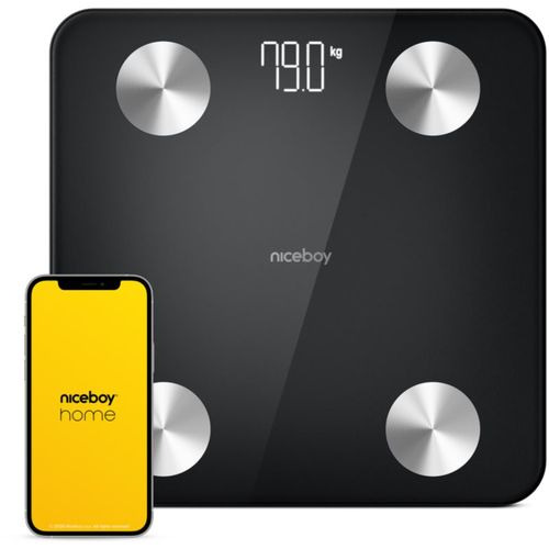 SmartScale 2 báscula de baño black 1 ud - Niceboy - Modalova
