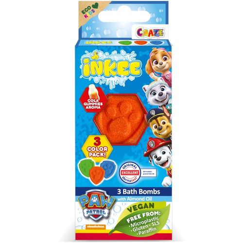 INKEE Paw Patrol bomba de baño para niños 3x15 g - Craze - Modalova