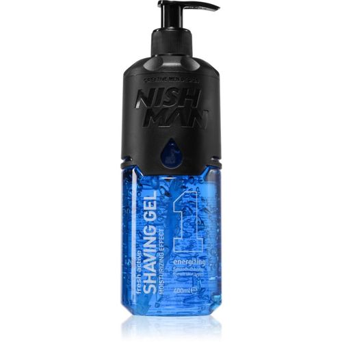 Energizing gel de afeitar para hombre 400 g - Nish Man - Modalova