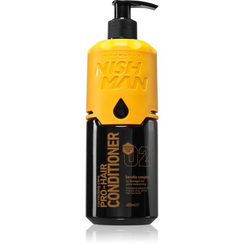 Acondicionador capilar para hombre 400 ml - Nish Man - Modalova