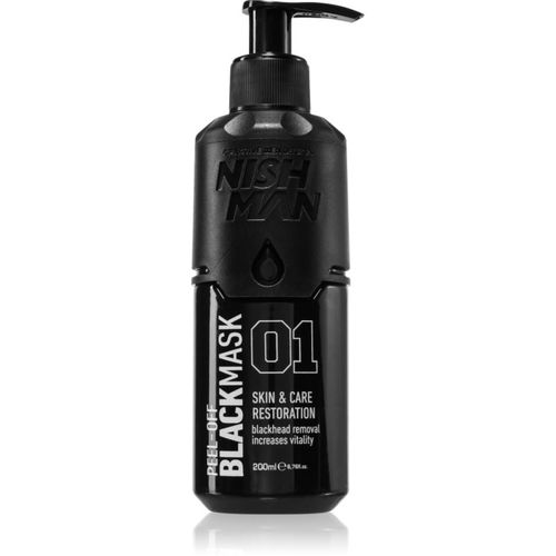 Peel-Off Mask mascarilla negra peel-off para hombre 200 ml - Nish Man - Modalova
