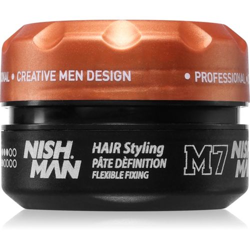 M7 cera para dar definición al peinado para cabello 100 ml - Nish Man - Modalova