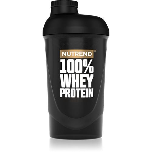 Shaker 600 ml coctelera deportiva color Black 1 ud - Nutrend - Modalova