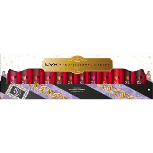 Limited Edition Xmass Mrs Claus Oh Deer Matte Lip Vault set de labiales (con efecto mate) - NYX Professional Makeup - Modalova