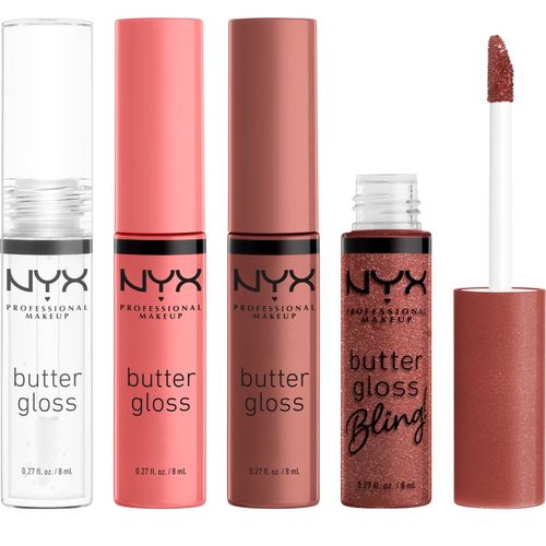 Butter Gloss Xmas lote de regalo para labios 4x8 ml - NYX Professional Makeup - Modalova