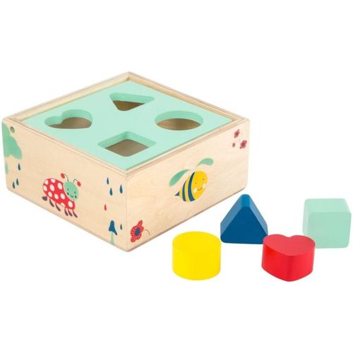 Shape-Fitting Cube Forest juego de formas encajables de madera 12 m+ 5 ud - Small foot - Modalova