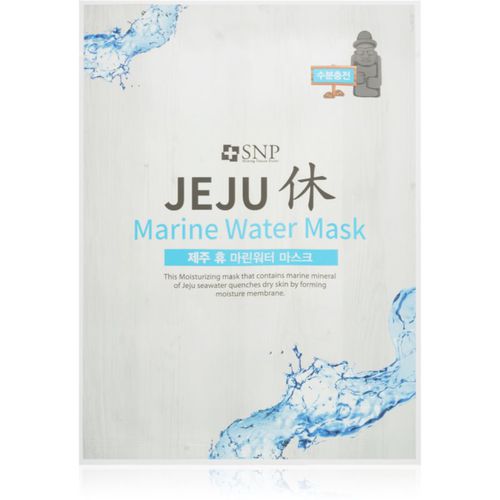 Jeju Marine Water mascarilla hidratante en forma de hoja con efecto alisante 22 ml - SNP - Modalova