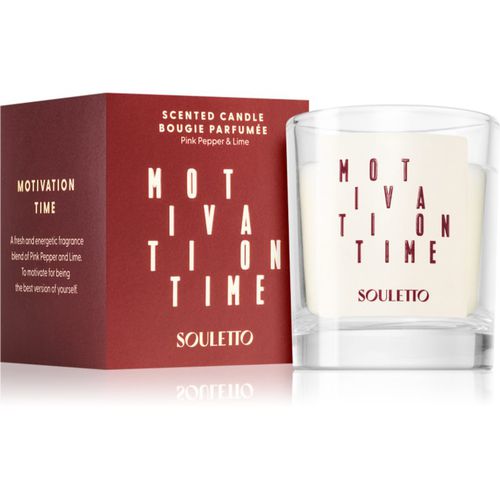 Motivation Time Pink Pepper & Lime candela profumata compatibile con carosello 65 g - Souletto - Modalova