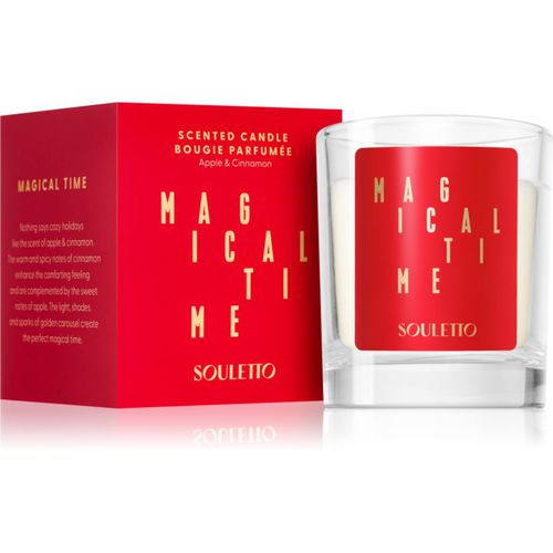 Magical Time Apple & Cinnamon candela profumata 65 g - Souletto - Modalova