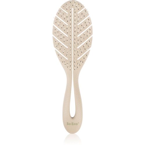 Biodegradable Detangling Leaf Brush cepillo compostable sobre el cabello mojado 1 ud - So Eco - Modalova