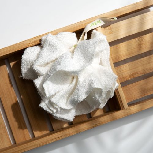 Bamboo Bath & Shower Pouf esponja baño para el cuerpo 1 ud - So Eco - Modalova