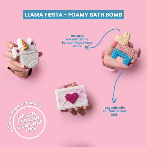 Bath Bomb Llama Fiesta bomba de baño 85 g - Soaphoria - Modalova